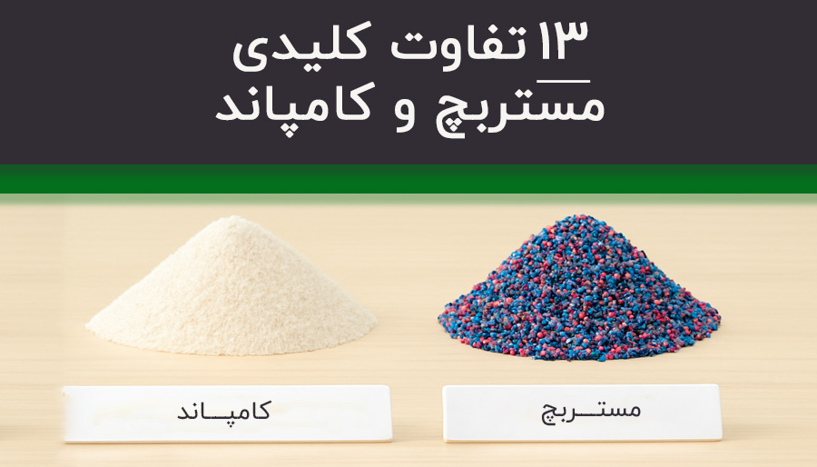 تفاوت کامپاند و مستربچ