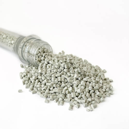 recycled-polypropylene-granules-pp8002 کامپاند پلی پروپیلن سفید بازیافتی PP 8002: کامپاند پ پ کربنات کلسیم - Image 1