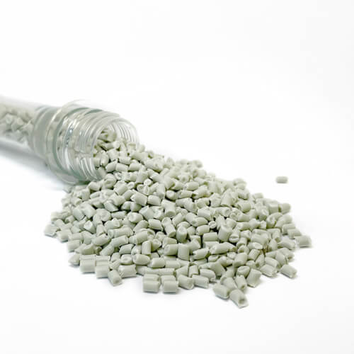 recycled-polypropylene-granules-pp8051 کامپاند پلی پروپیلن سفید بازیافتی PP 8051: کامپاند پ پ کربنات کلسیم - Image 1